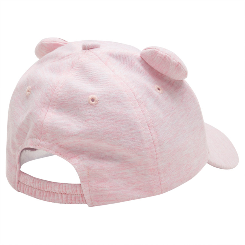 Visera de punto con orejas brillantes y lentejuelas 