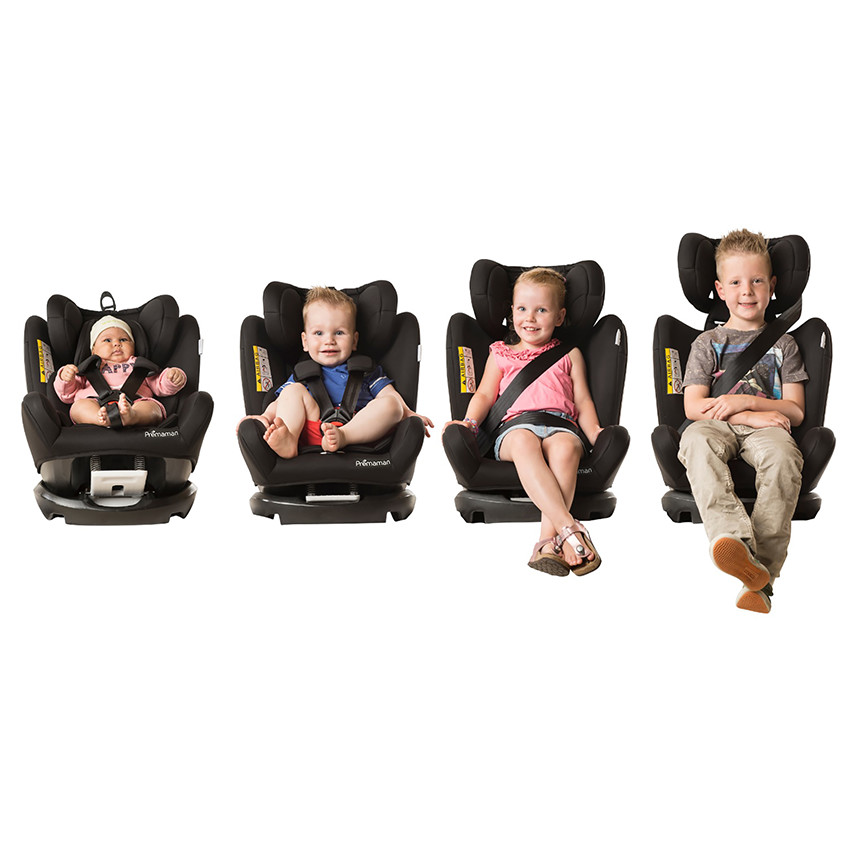 Silla de auto évolutivo grupo 0/1/2/3 (de 0 à 12 años) - Negro 