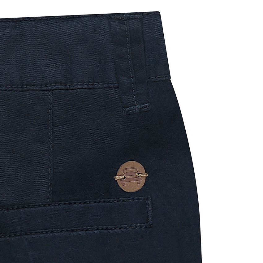 Pantalón de sarga con tirantes elásticos extraíbles 
