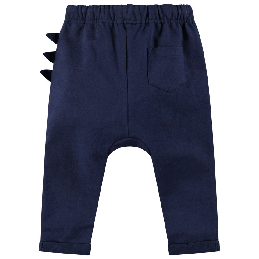 Pantalón de chándal de felpa con bolsillo con cremallera y reloj estampado  Additional Pantalón de chándal de felpa con bolsillo con cremallera y reloj estampado
