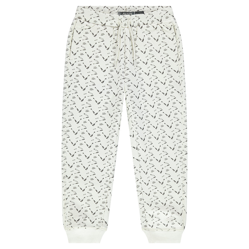 Pantalón de jogging de muletón con estampado. 