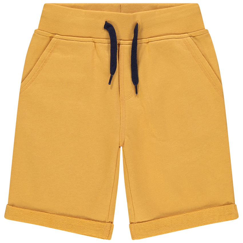 Bermudas de felpa jaspeada. 