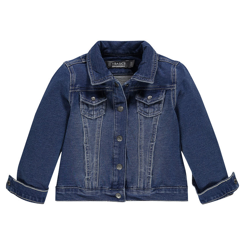 Júnior Chaqueta de felpa con efecto vaquero 