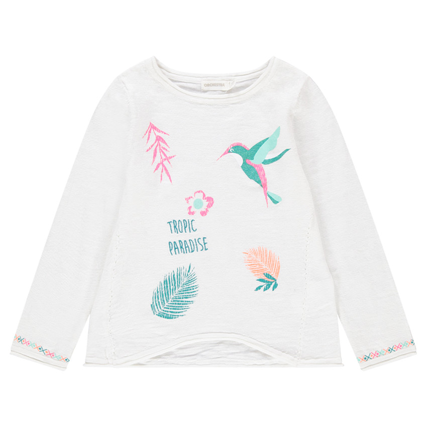 Jersey de punto con dibujos bordados y estampados  Additional Jersey de punto con dibujos bordados y estampados