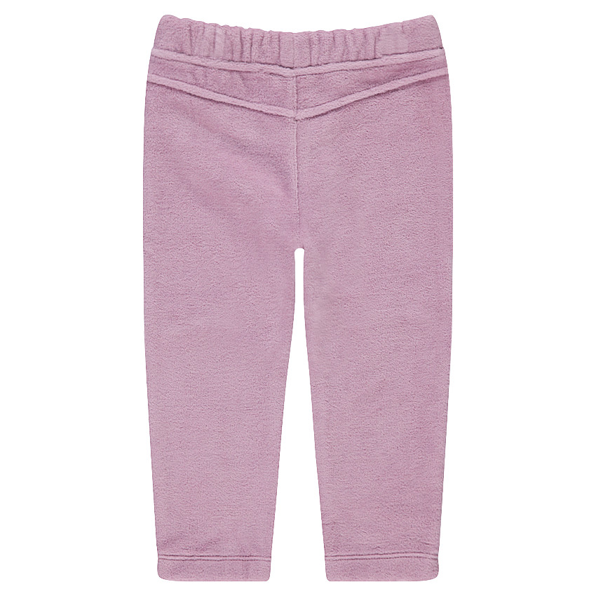 Pantalón de terciopelo con dibujo de animal en las rodillas 