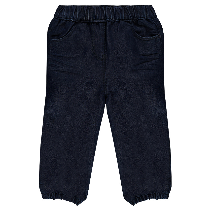 Jeans cintura y tobillos elásticos 