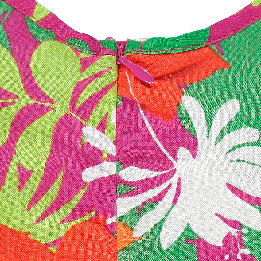 Túnica sin mangas con estampado de flor 