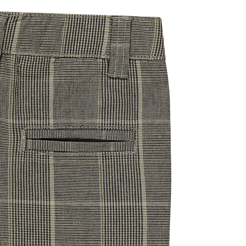 Pantalón de algodón de cuadros con Príncipe de Gales 
