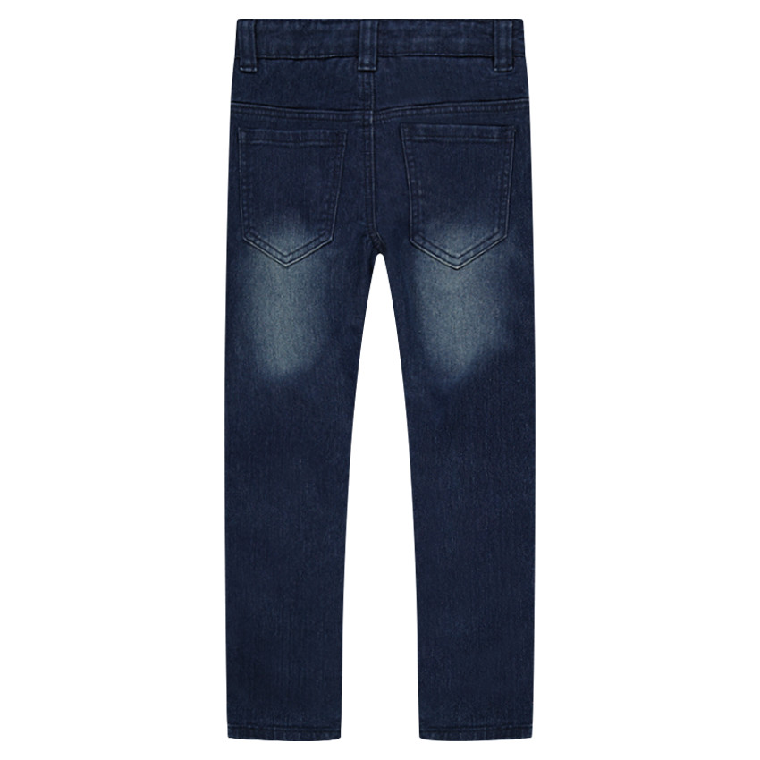 Vaqueros efecto gastado Disney/Pixar® con parches cosidos de Cars 