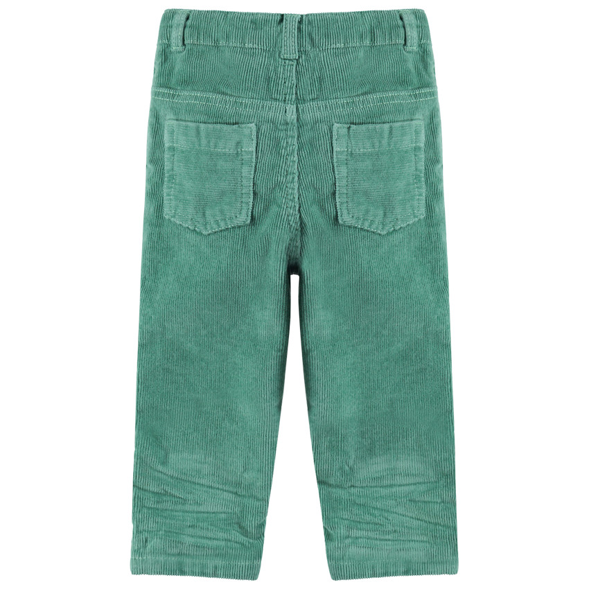 Pantalón de terciopelo de milrayas con bolsillos 