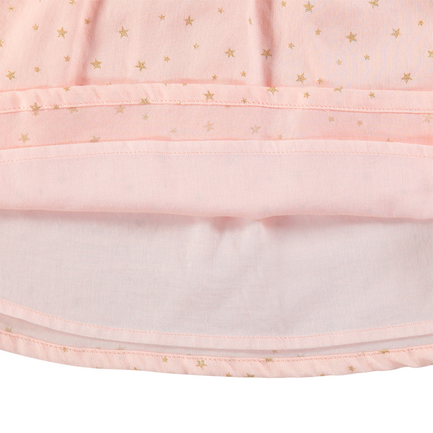 Túnica de manga larga con estrellas doradas estampadas all-over  Additional Túnica de manga larga con estrellas doradas estampadas all-over