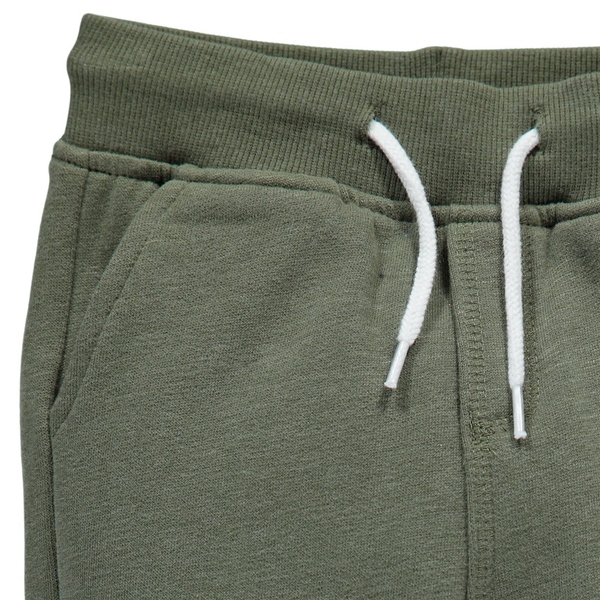 Pantalón de chándal de felpa jaspeada 