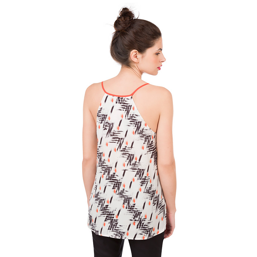 Top de embarazada con estampado all-over. 