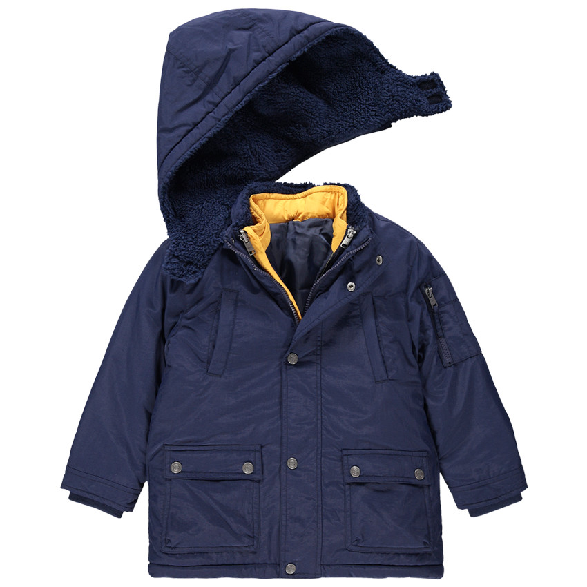 Parka 2 en 1 con anorak sin mangas integrada 