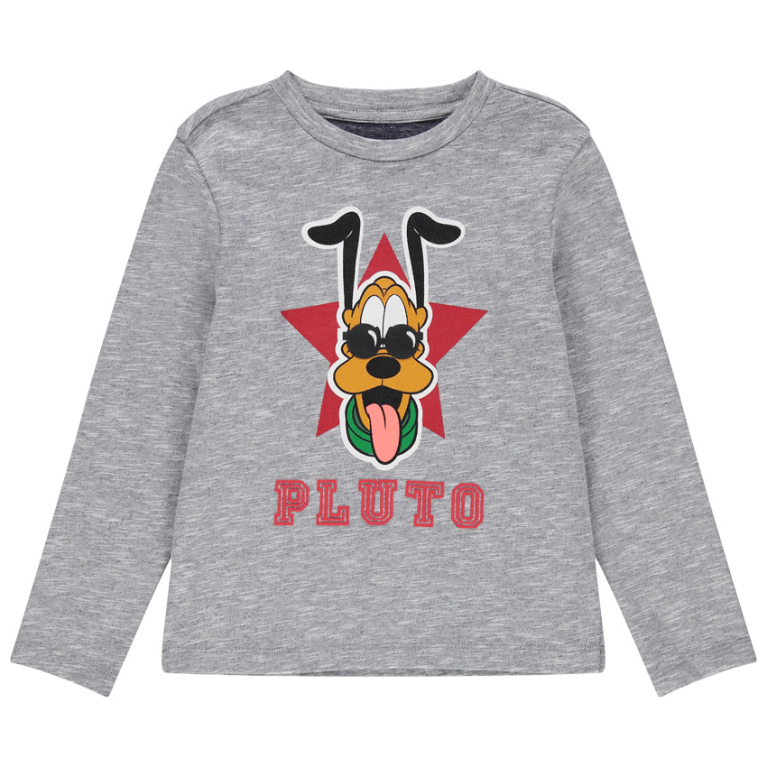 T-shirt manches longues print Pluto Disney 