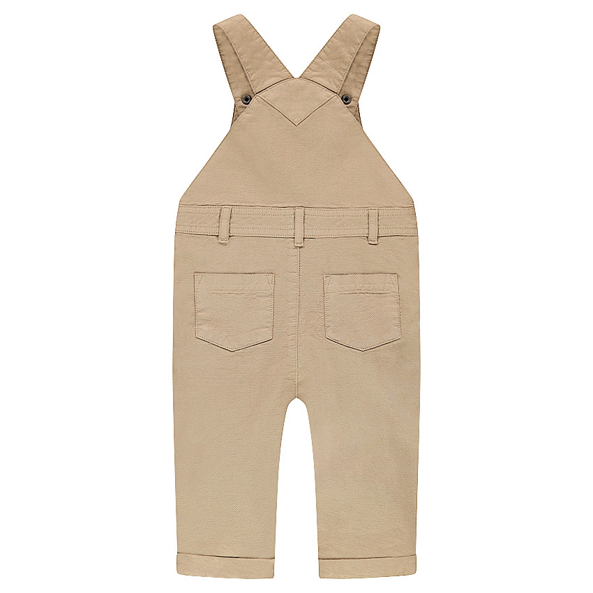 Peto largo de algodón con parches con animales 