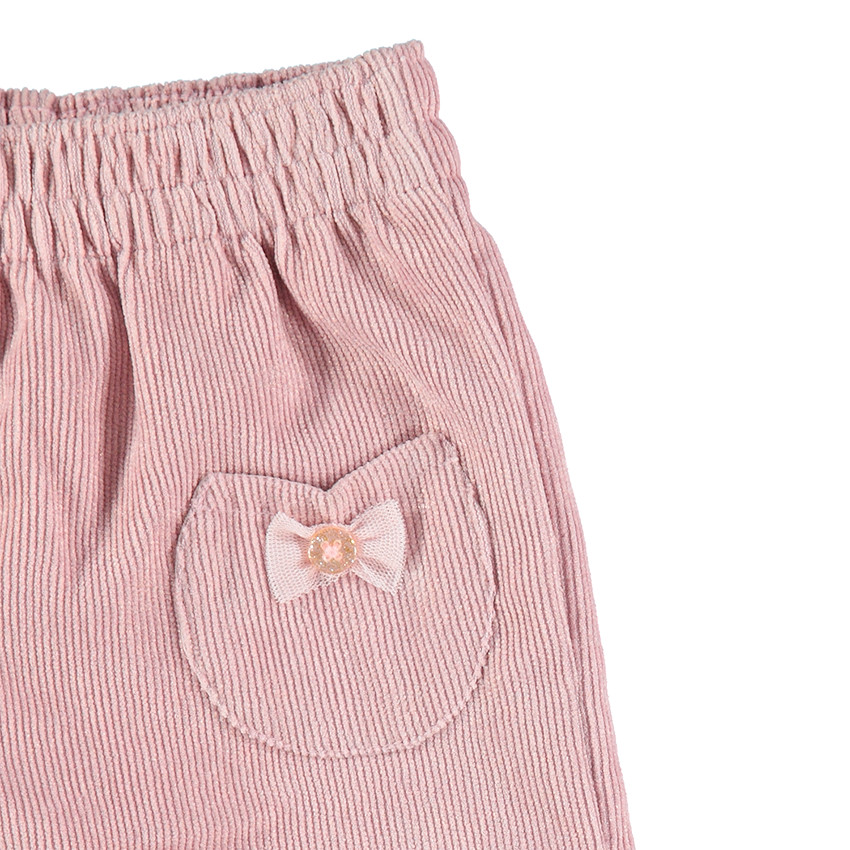 Conjunto de túnica con pingüinos all-over y pantalón de canalé con bolsillos 