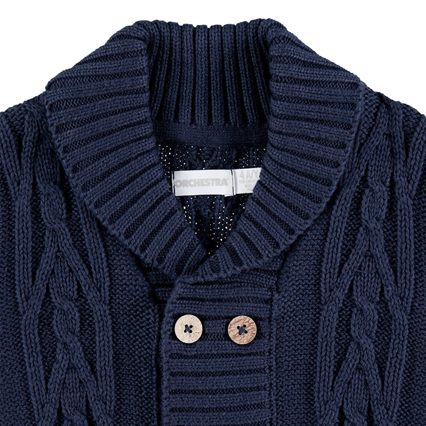 Chaqueta de punto con doble botón 