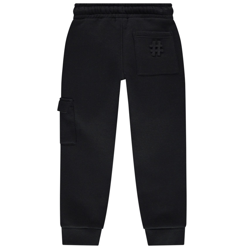 Pantalón de jogging de felpa con motivos en relieve  