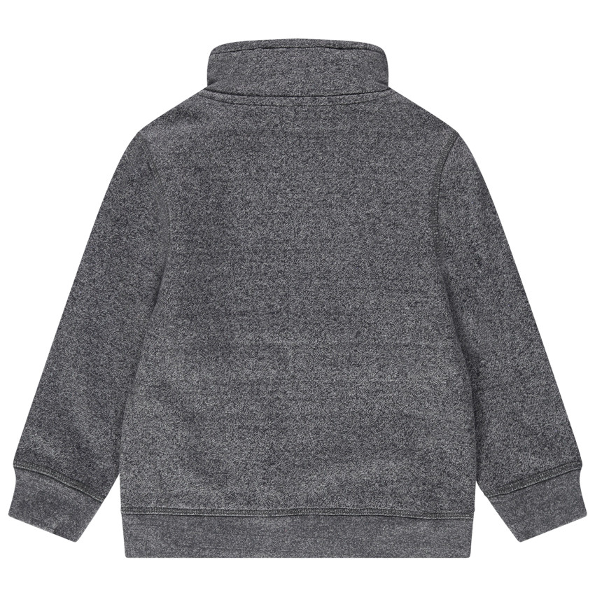 Chaqueta de felpa con bolsillos de cremallera 