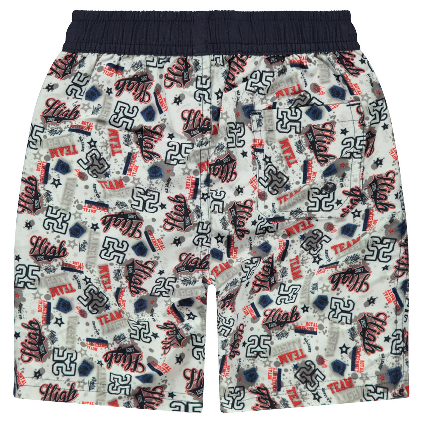 Short de baño con estampado de fantasía "all-over" 