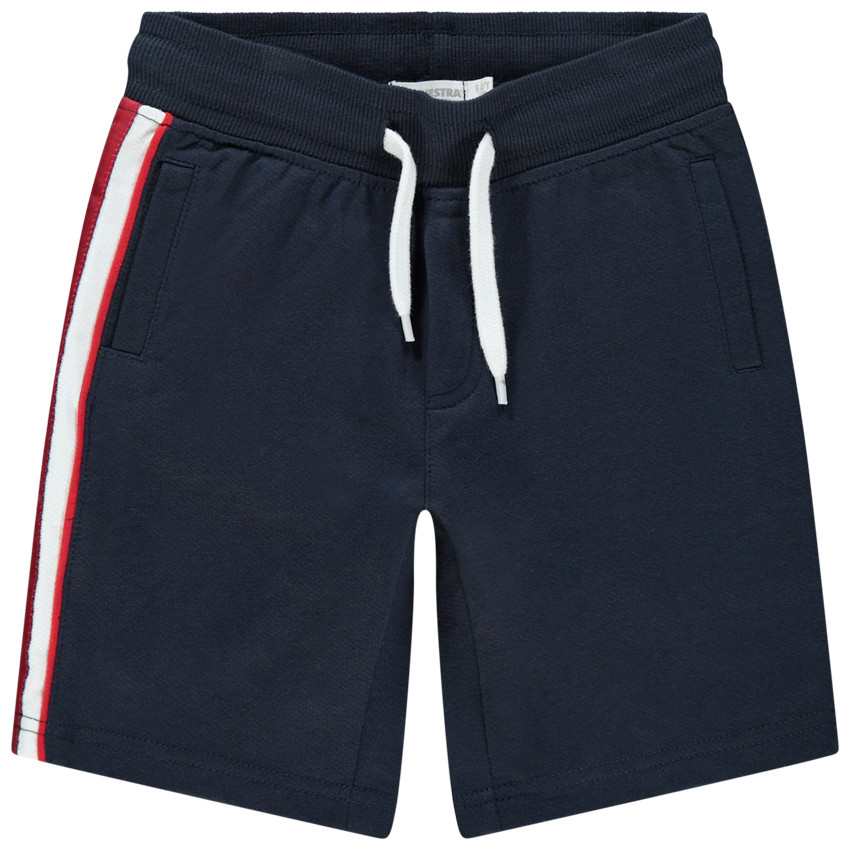 Bermuda en molleton à bandes  