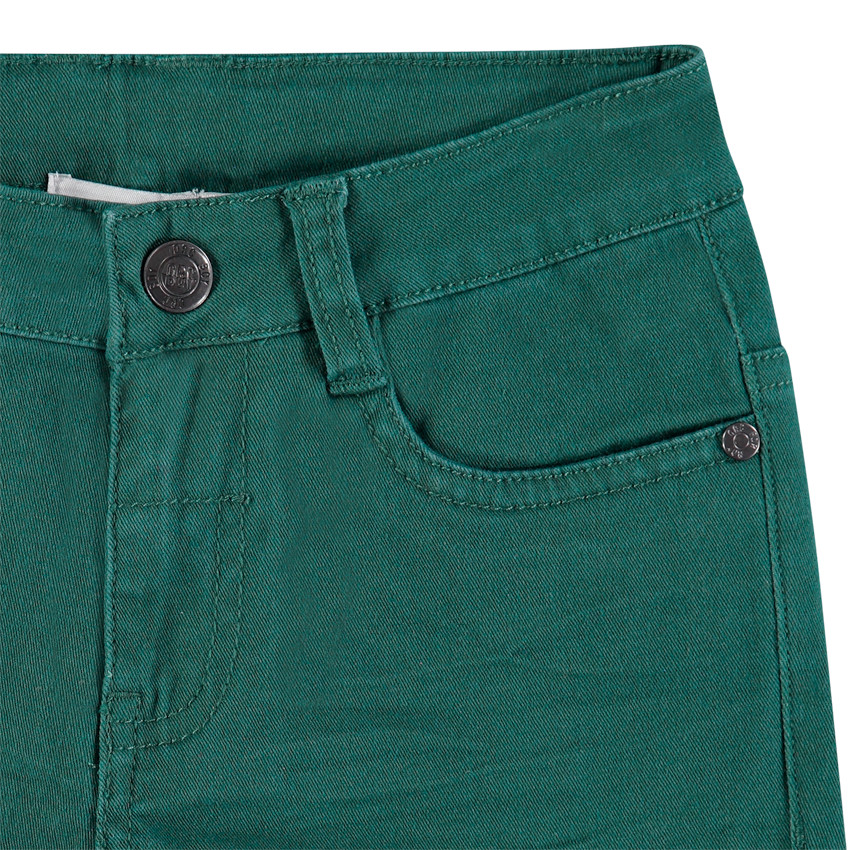 Pantalon en twill effet crinkle 