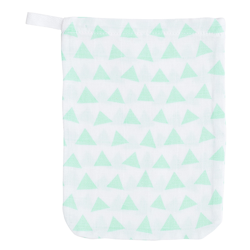 Kit de 4 manoplas de baño a juego 