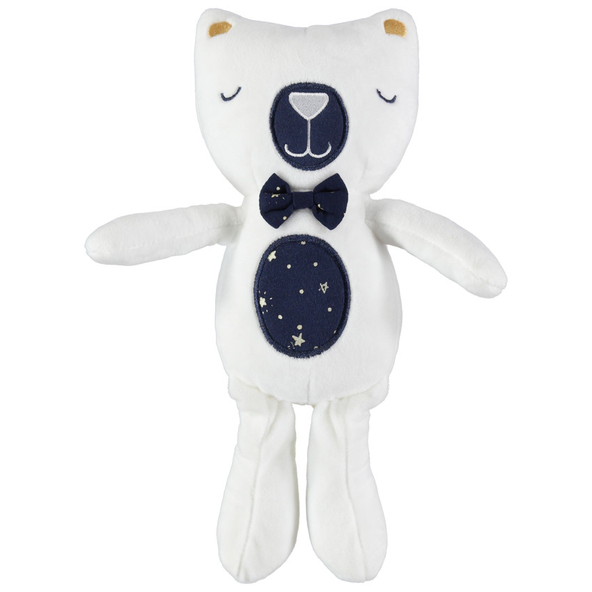 Oso de peluche con lazo de mariposa 