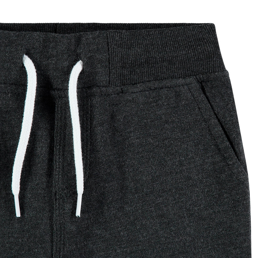 Pantalón de chándal de felpa jaspeada 
