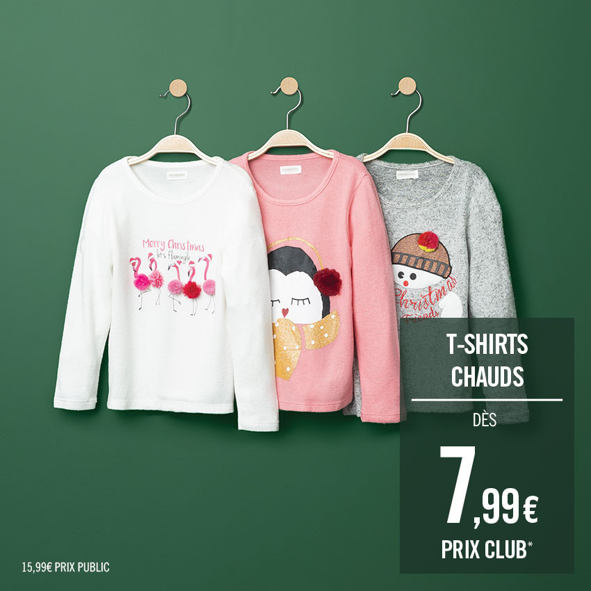 Camiseta de manga larga jaspeada de estilo navideño con muñeco de nieve bordado 