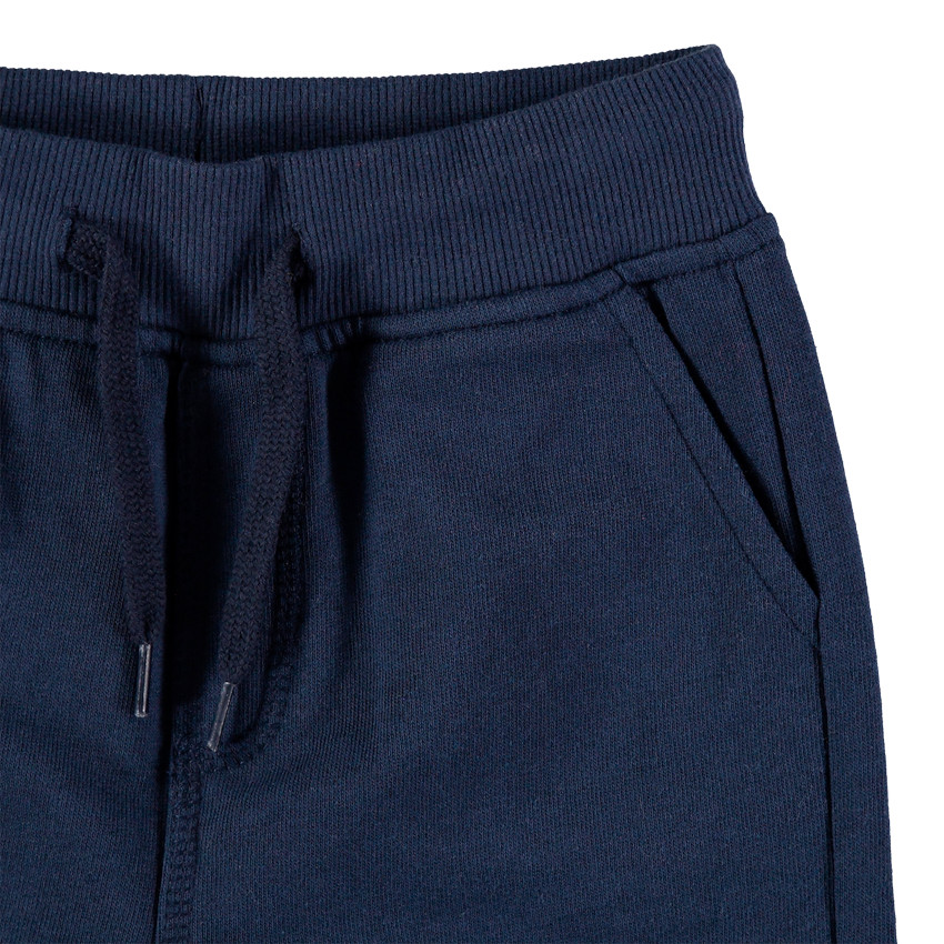 Pantalón de chándal de felpa lisa 