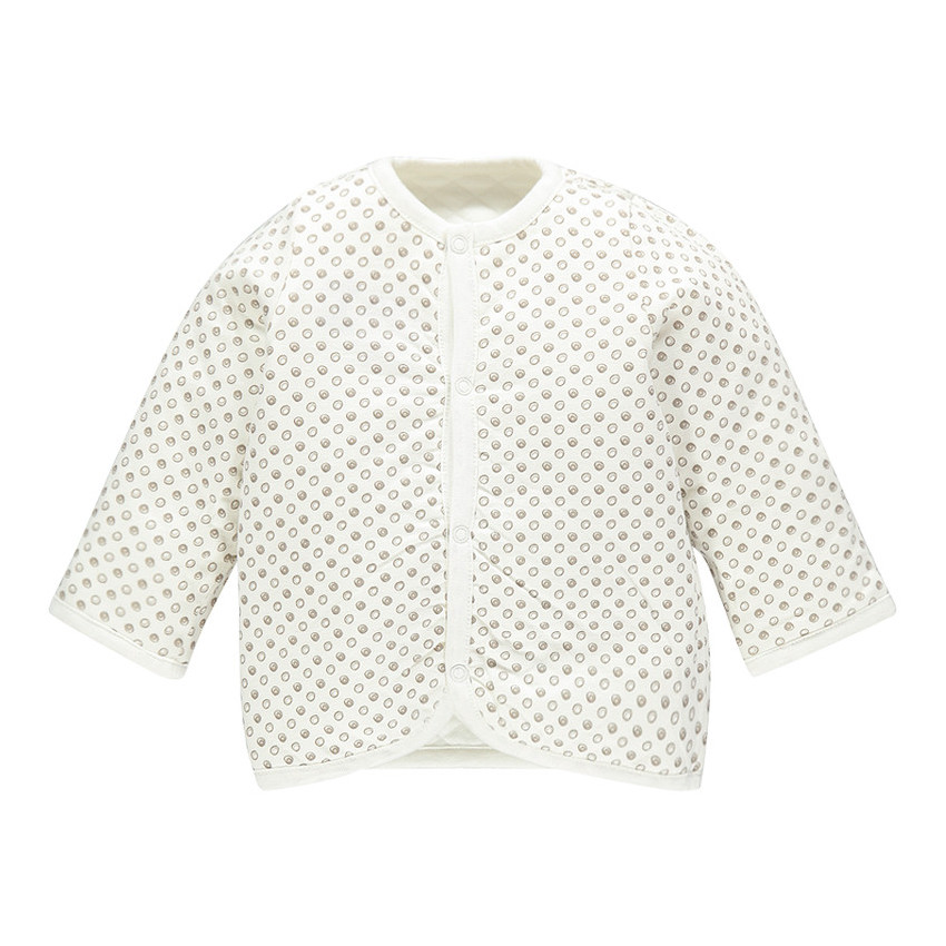 Chaleco manga larga reversible de algodón bio 