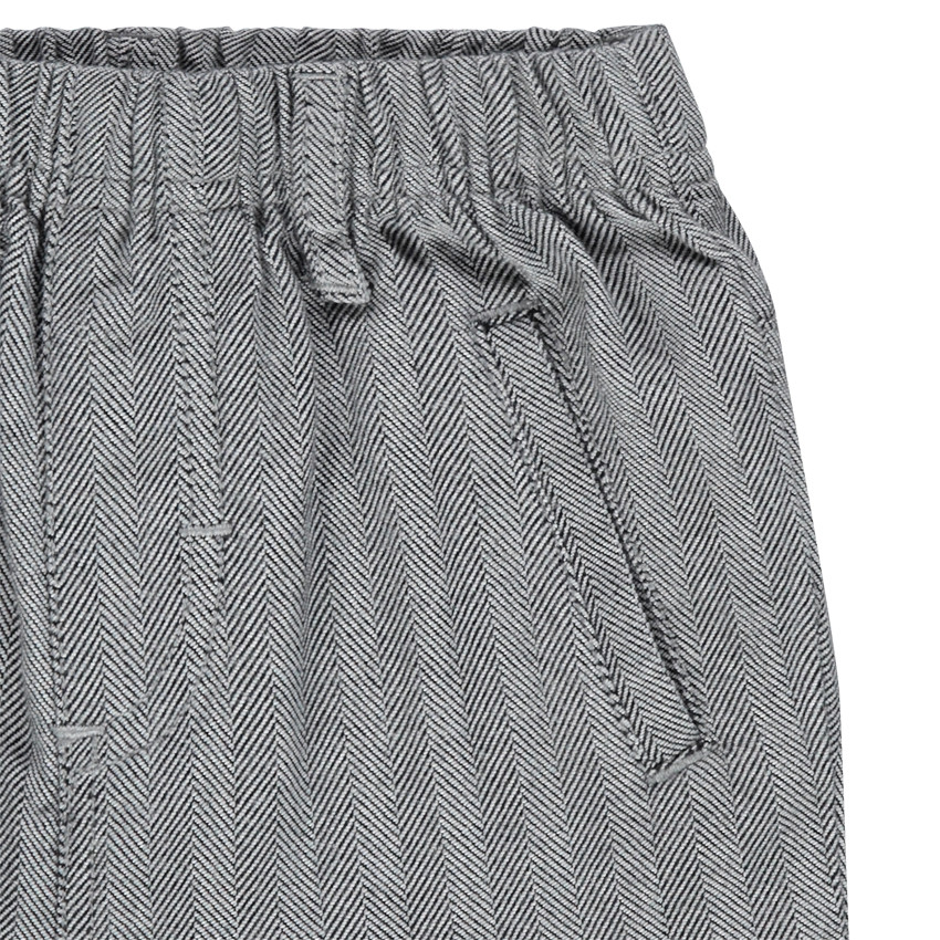 Bermudas de algodón con espiguillas 