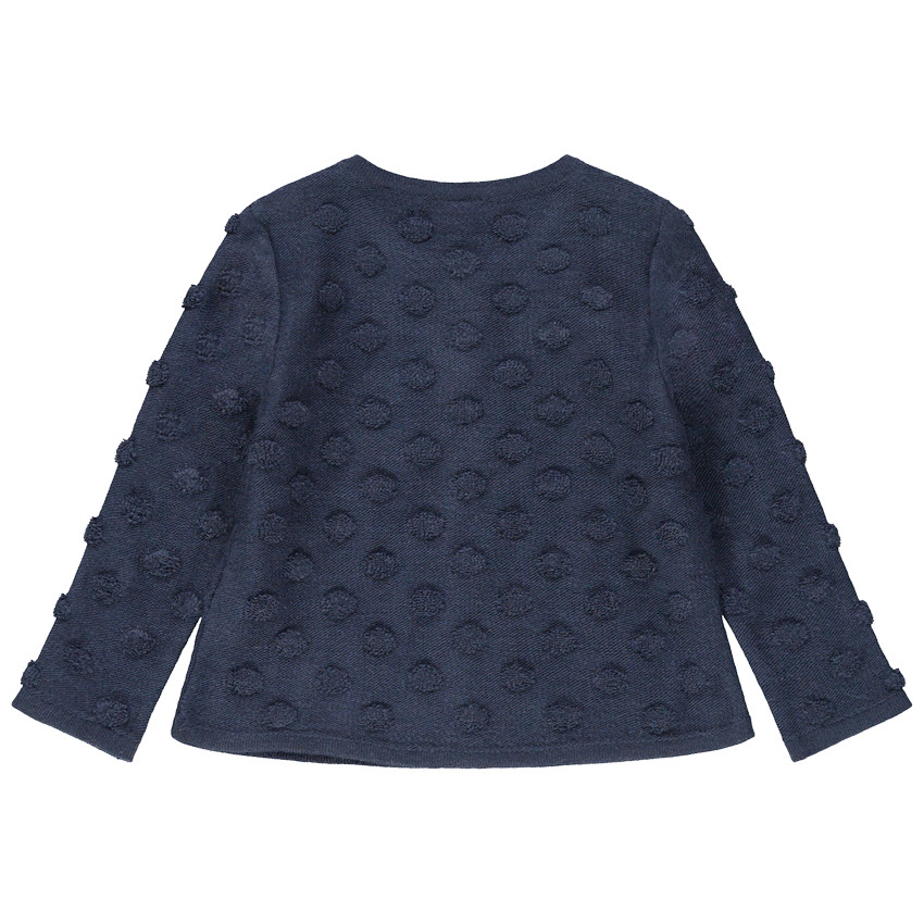 Chaqueta de punto con lunares con relieve  Additional Chaqueta de punto con lunares con relieve
