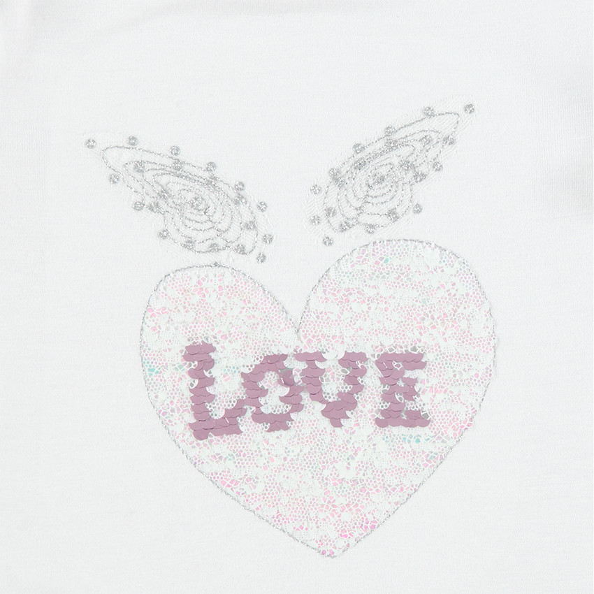 Camiseta de manga larga con lentejuelas mágicas 