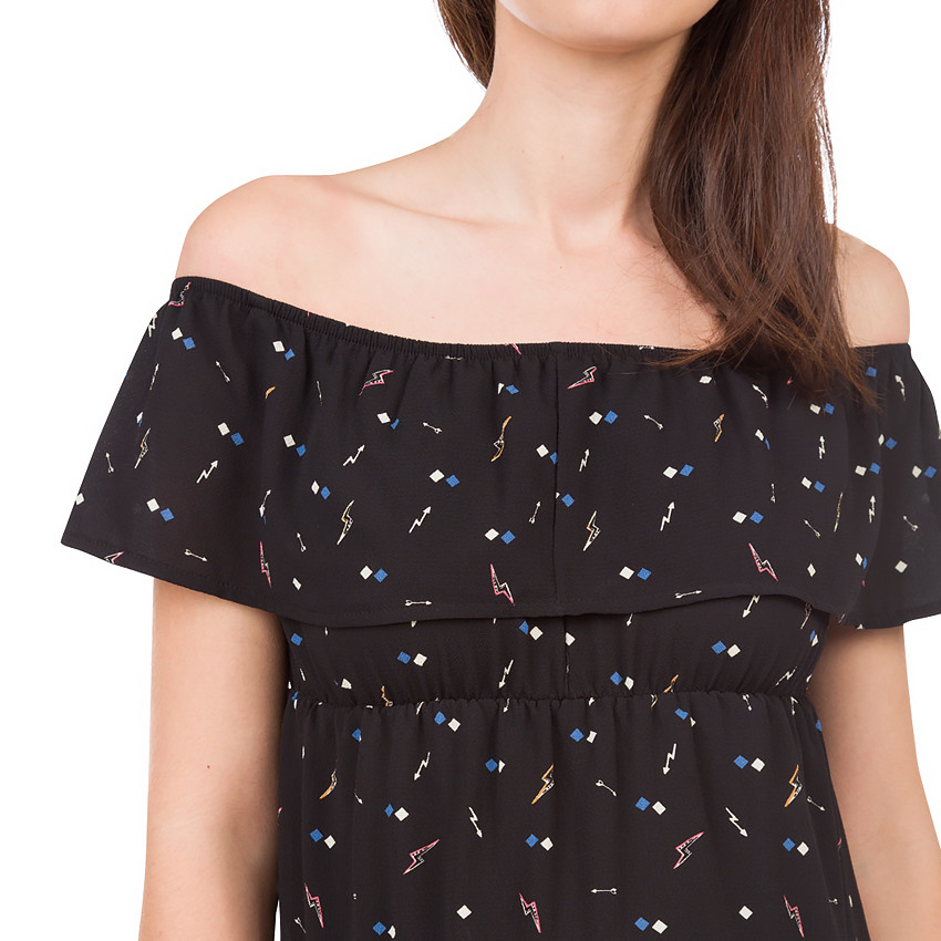 Vestido para el embarazo con estampado all-over 