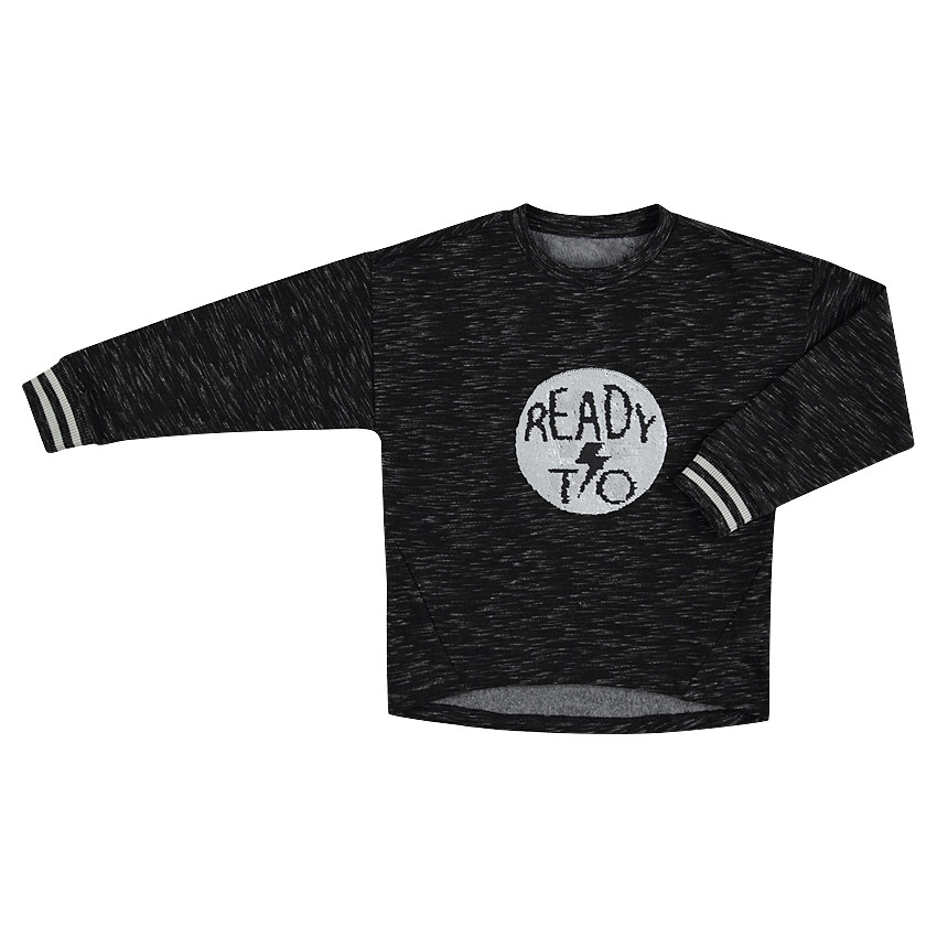 Júnior - Sudadera de felpa de slub con dibujo de lentejuelas mágicas 