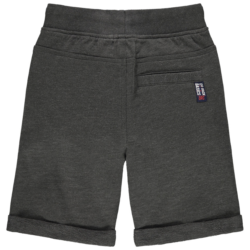 Bermudas de felpa jaspeada. 