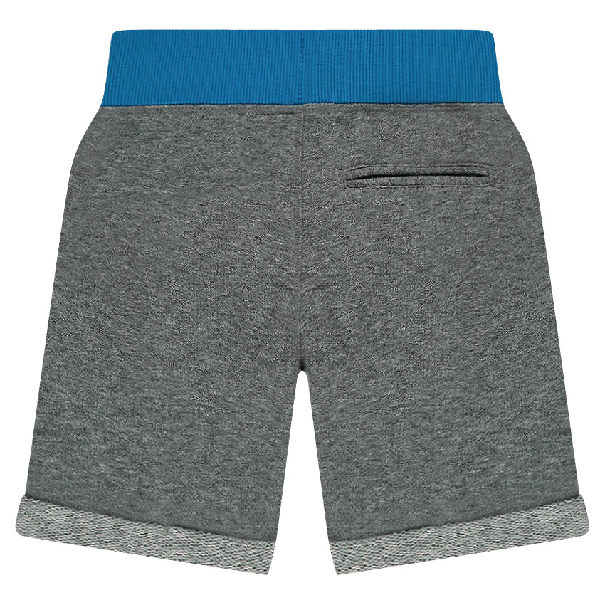 Bermudas de muletón con inscripción estampada 