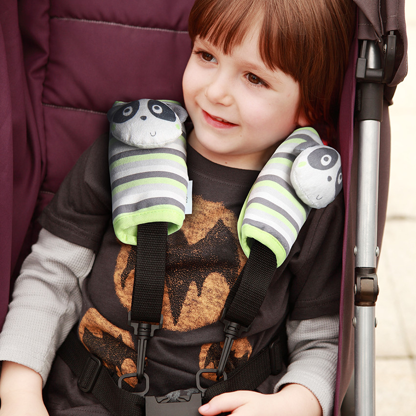 Lot de 2 protectores de cinturón - Tema Panda 