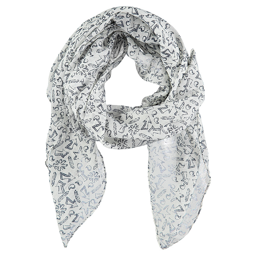 Turbante con estampado de fantasía all-over. 