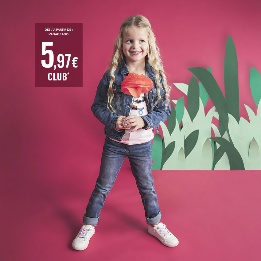 Jeans slim efecto usado 