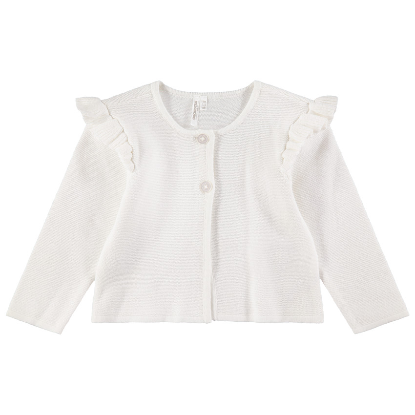 Chaqueta de punto con mangas con volantes  Additional Chaqueta de punto con mangas con volantes