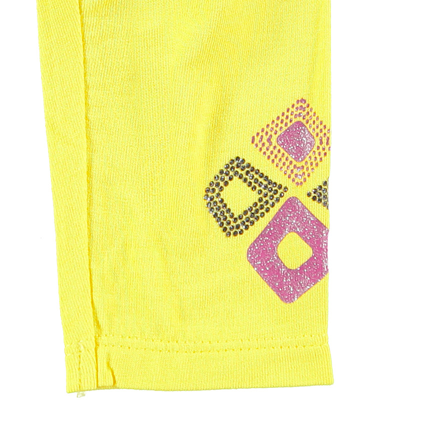 Legging coupe mi-mollet avec print pailleté 