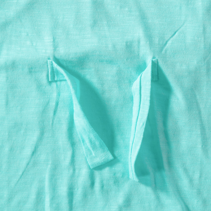 Júnior - Camiseta sin mangas de punto slub con encaje en la espalda  Additional Júnior - Camiseta sin mangas de punto slub con encaje en la espalda