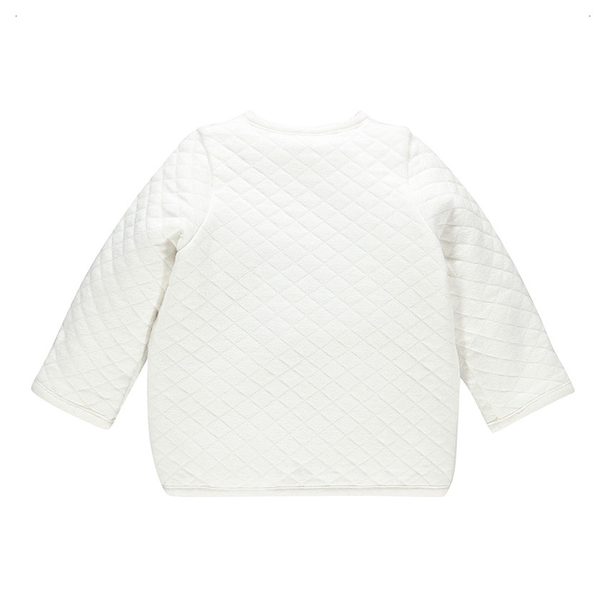 Chaleco manga larga reversible de algodón bio 