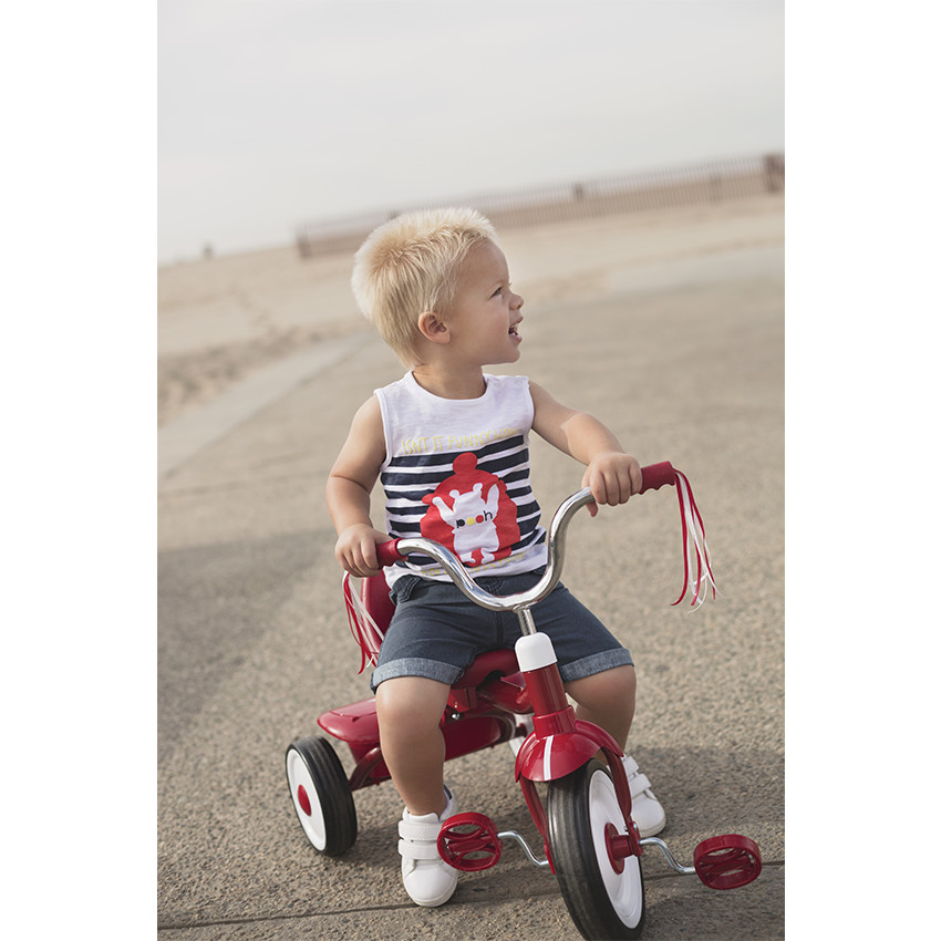 Bermudas de algodón de nido de abeja teñido 