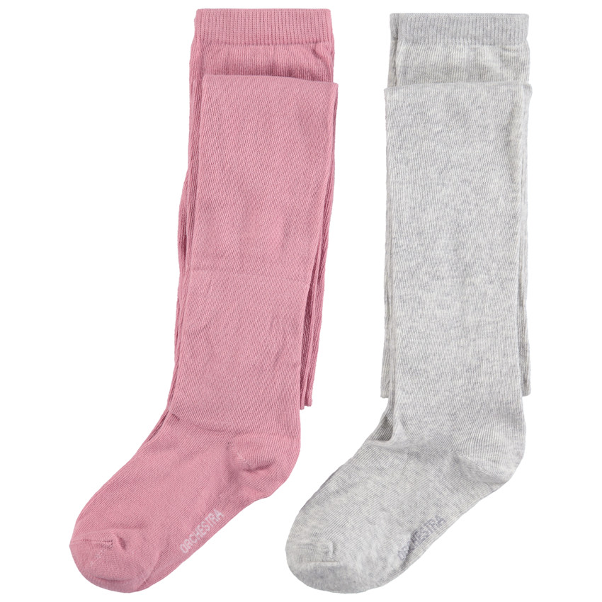 Pack de 2 medias gruesas lisas  Additional Pack de 2 medias gruesas lisas