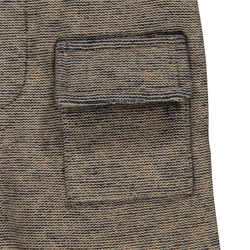 Bermudas de muletón fantasía con bolsillos 